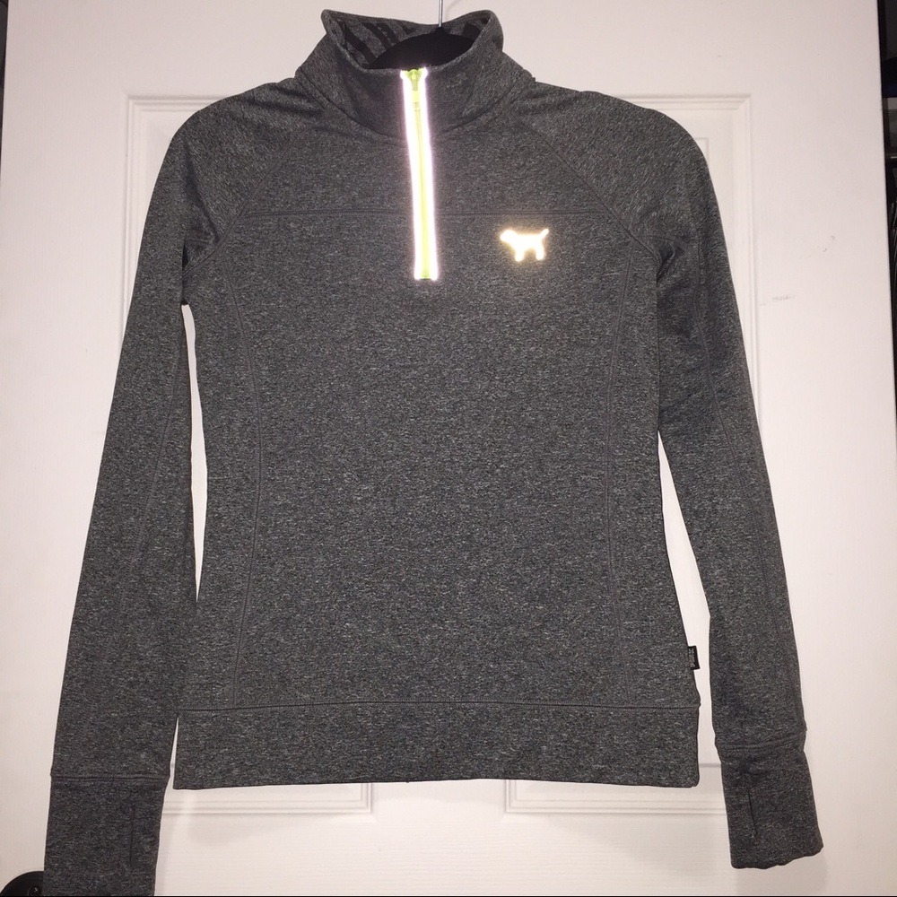 VS PINK thermal quarter zip top